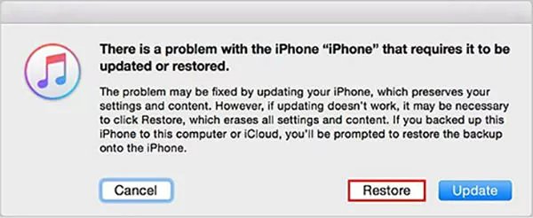 exit restore mode iphone 12