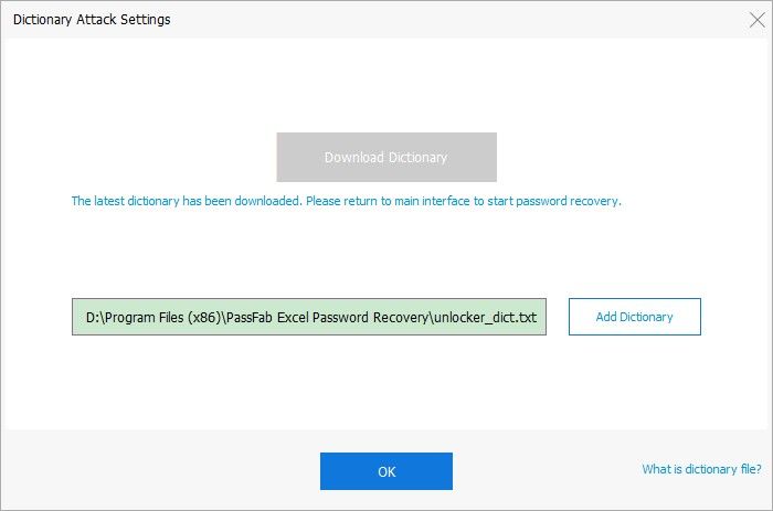 Dictionary attack