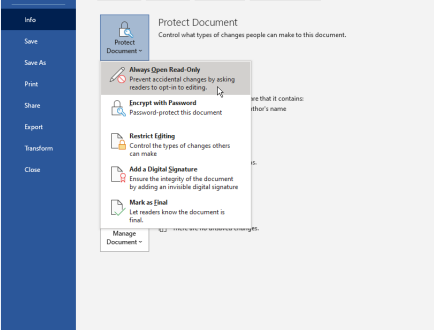 How to Unprotect a Word Document