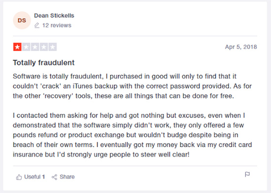 iSeePassword Windows Password Recovery pro  - Trustpilot