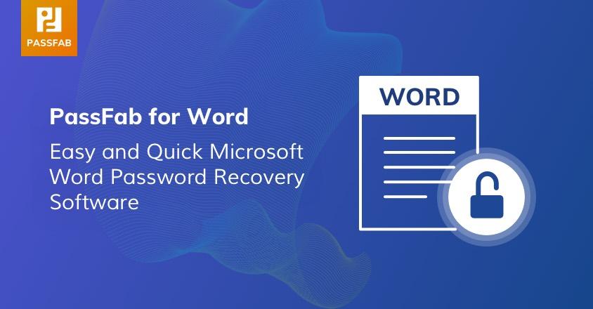 Official Passfab For Word Word Password Recovery