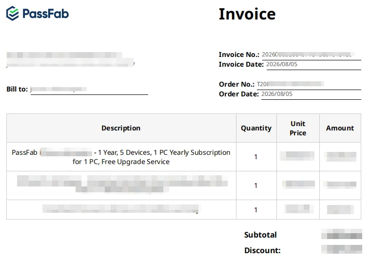請求書（Invoice）