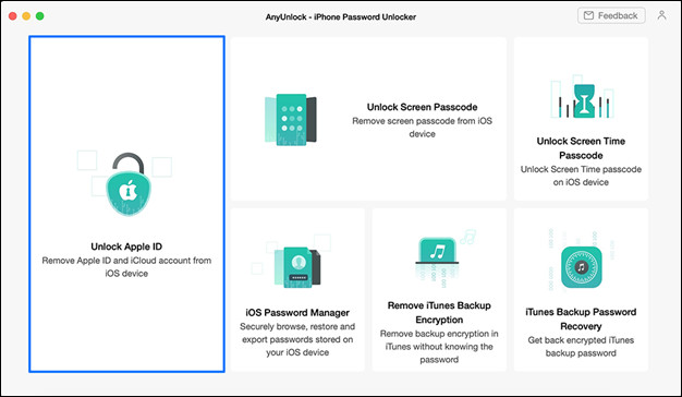 AnyUnlock iPhone Password Unlocker
