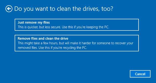 clean drive