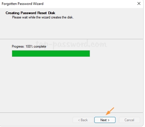 create password reset disk