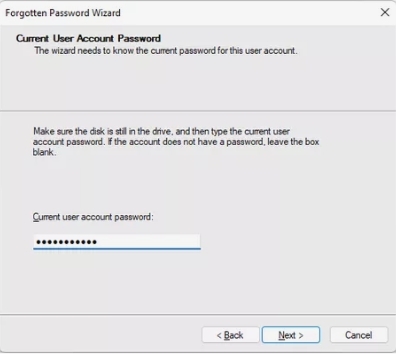 current user account