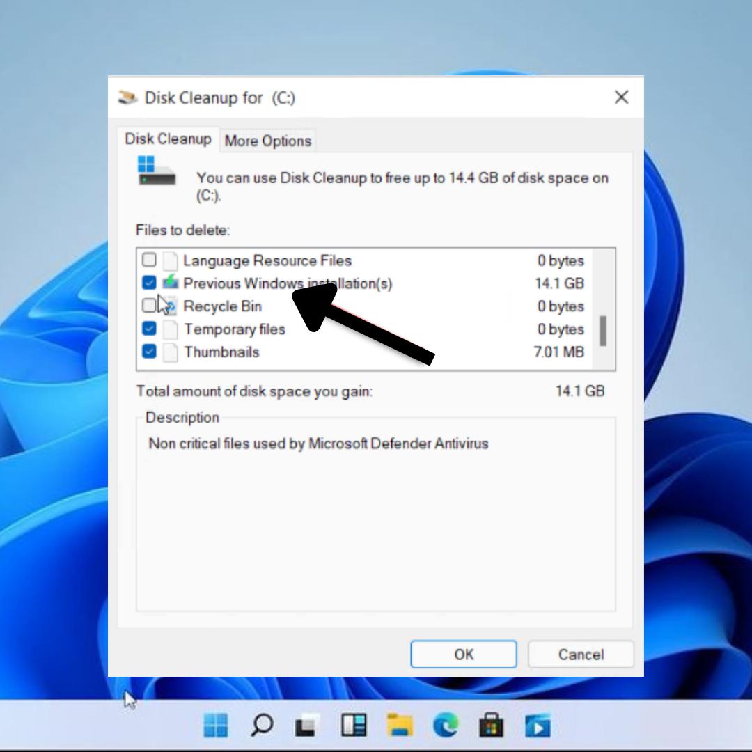 disk cleanup