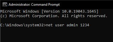 command prompt