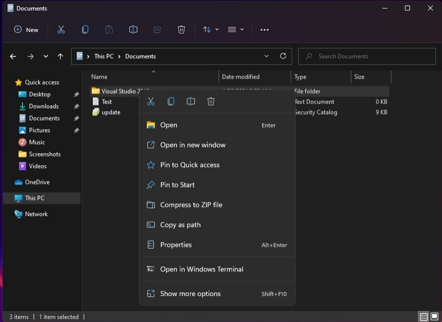 interface click