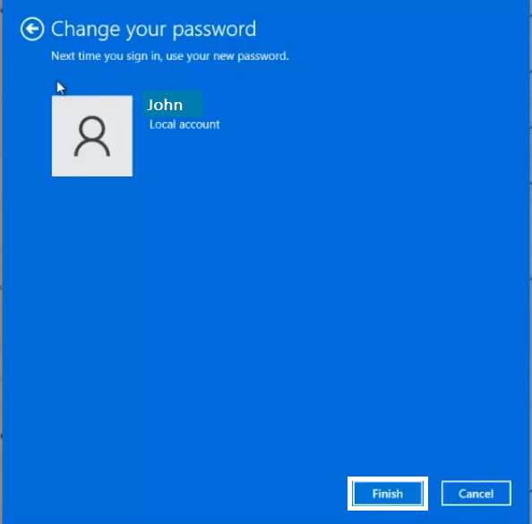 change password