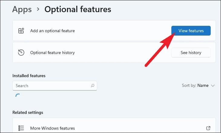 Optional features. Option features