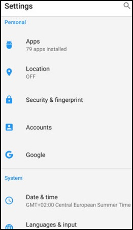 remove android activation lock in android settings