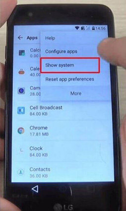 choose show system