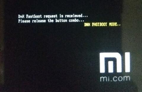 dnx fastboot mode mi pad 2