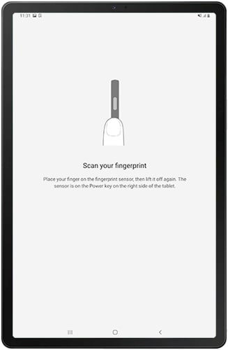 fingerprint screen lock galaxy a
