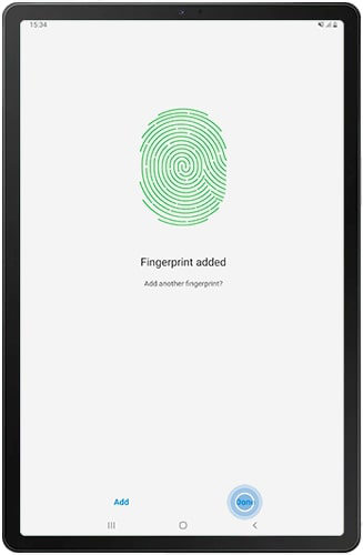 fingerprint sucess tab a