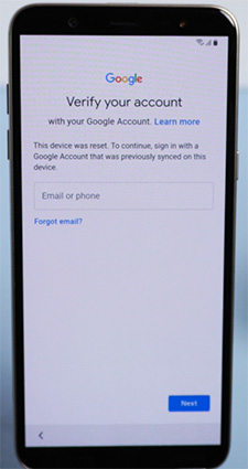 verify google account to bypass frp
