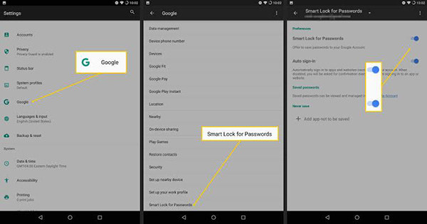 google smart lock