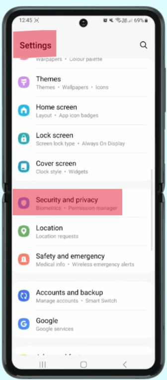 samsung security and privacy