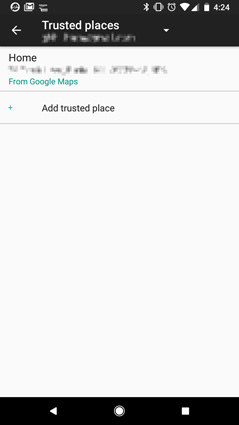 choose trusted places