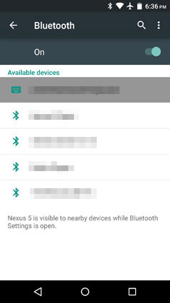 turn on bluetooth
