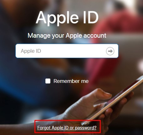 forgotit apple id