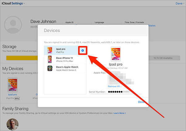 deleted apple id can't sign out