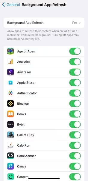 Actualización en Segundo Plano de la Aplicación