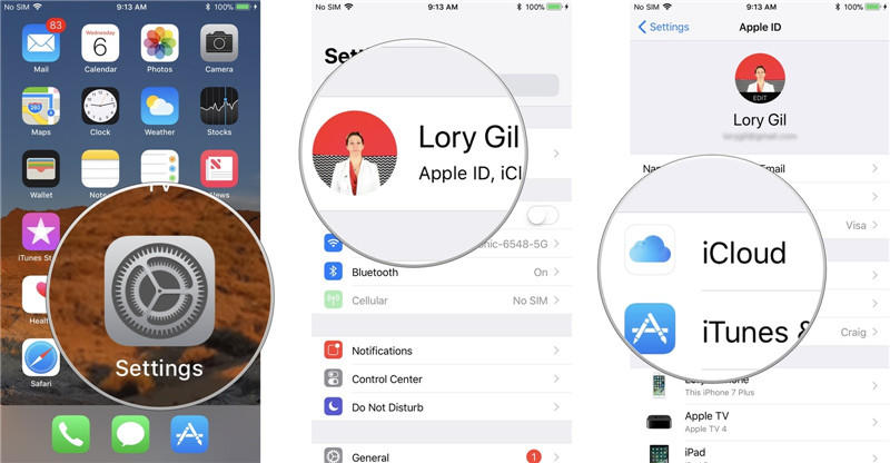manually iphone backup icloud