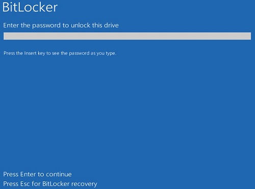 change bitlocker password