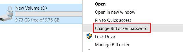 change bitlocker password 2