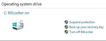 suspend bitlocker to if keeps asking for recovery key