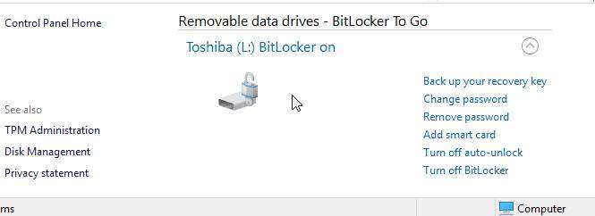 turn off auto lock if keeps asking for recovery key