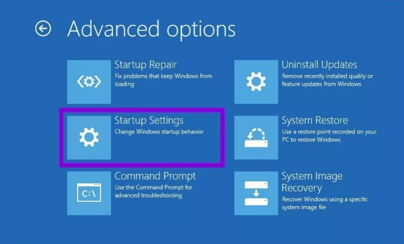 fix window stuck on loading screen and click startup setting