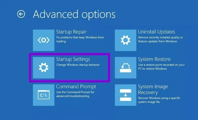 my hp laptop screen is black, boot in safe mode 