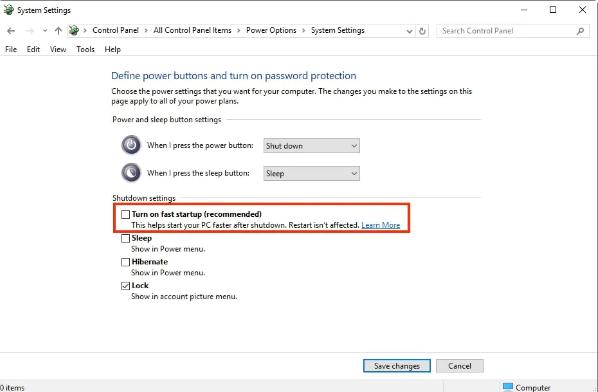 disable-fast-startup