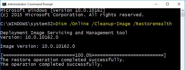 dism restore command