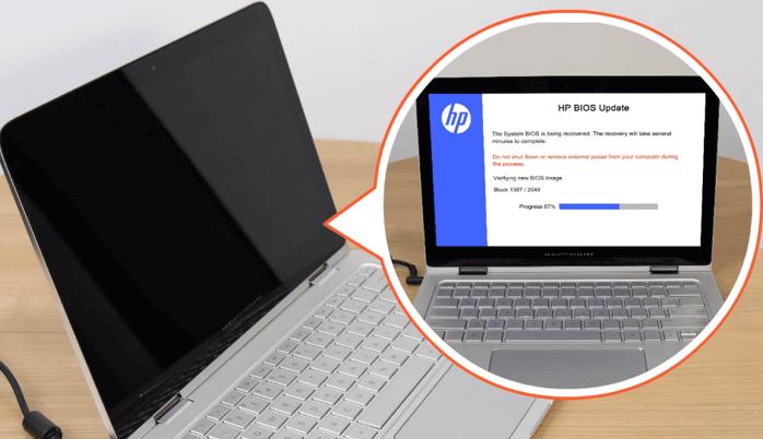 use hp emergency bios