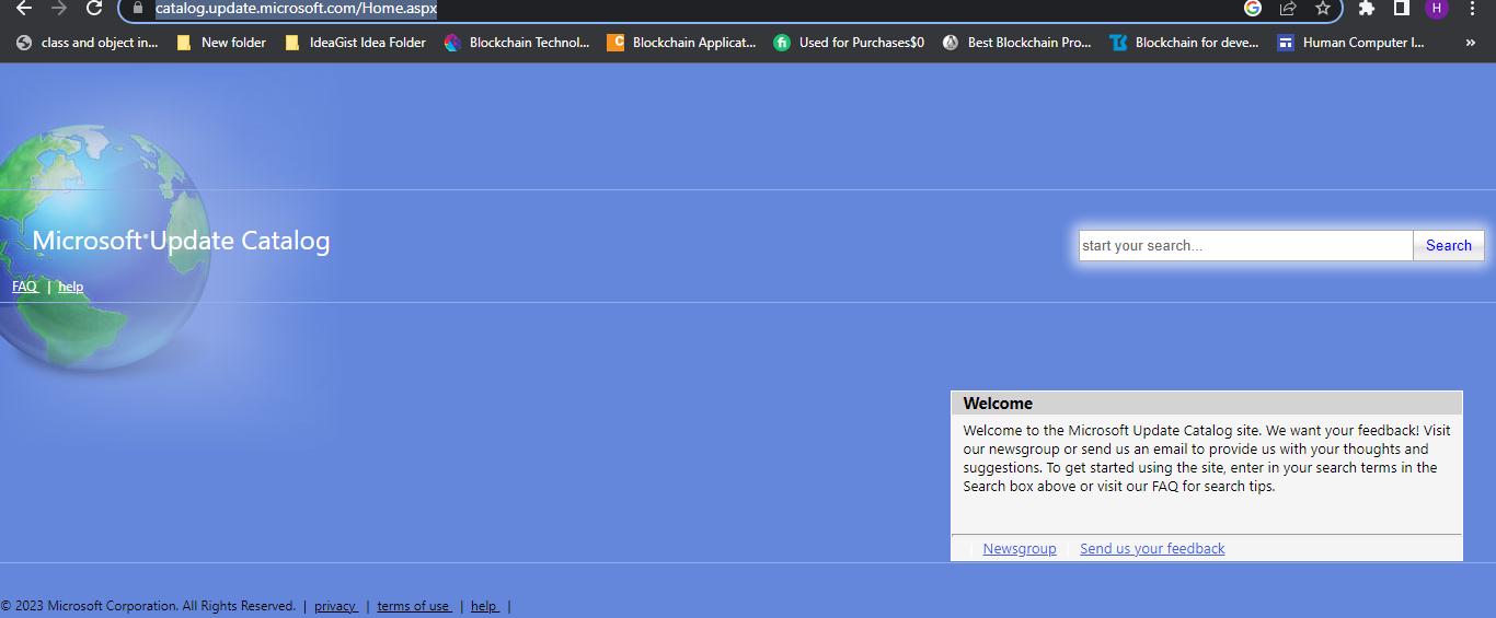 search update number