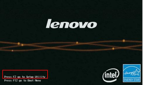 fix lenovo laptop blue screen sad face with bios