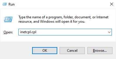 open run dialog