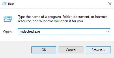 type mdsche.exe command