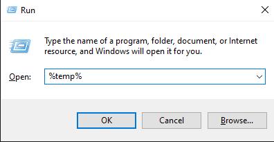 type the tmep command