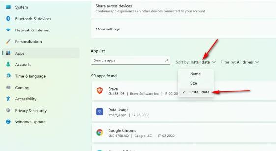 sort-the-application