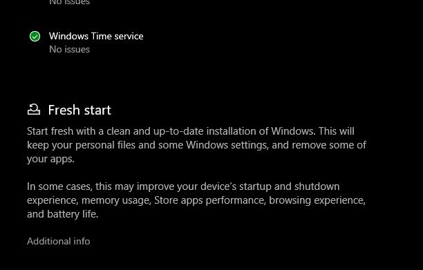 click additional info link