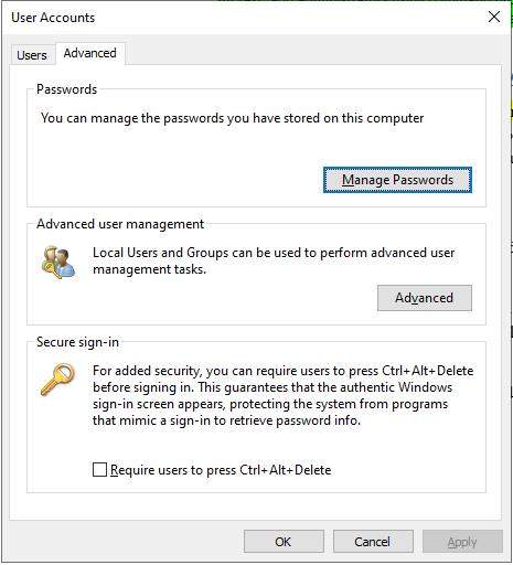sign in as admin in computer management 1