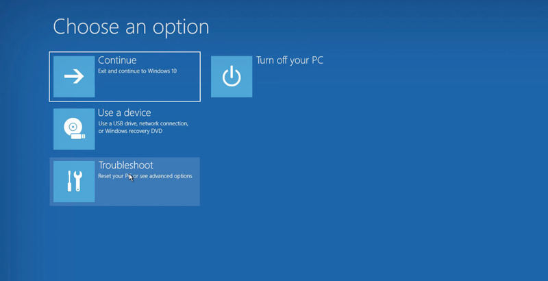 troubleshoot windows