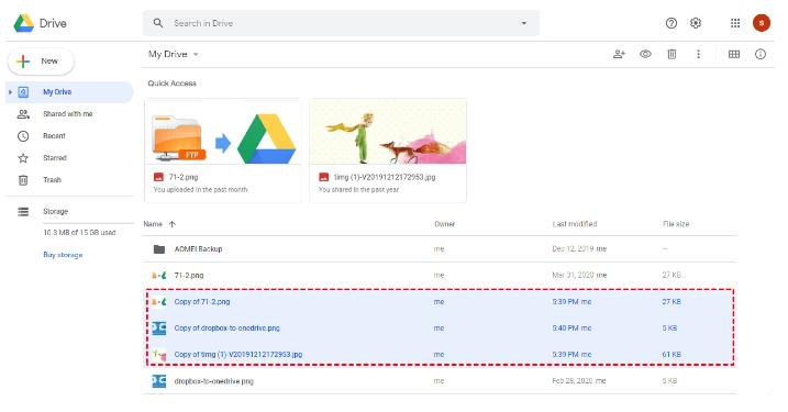 best google drive duplicate file remover, select duplicates from the list