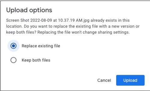google drive create duplicates