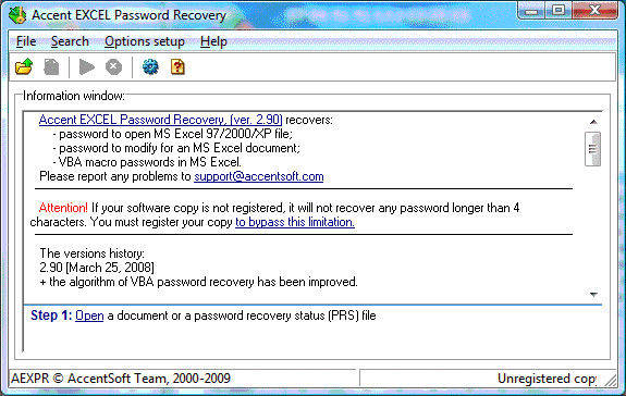 أفضل برنامج مجاني لاسترجاع كلمة المرور لـ excel 10